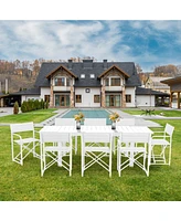 Aoodor Outdoor Patio 4-Pack 34" Director's Chairs