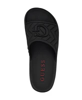 Guess Men's Moliano Branded Slip On Fashion Slides