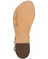 Sam Edelman Women's Gigi T-Strap Flat Sandals