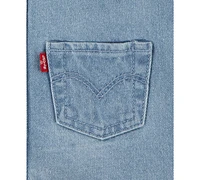 Levi's Baby Girls Bodysuit & Butterfly Crochet Shortall, 2 Piece Set