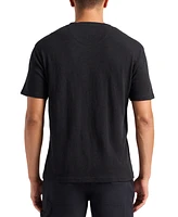 Buffalo David Bitton Men's Kander Slub Knit Crew Neck T-Shirt