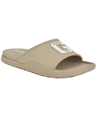 Guess Men's Metzer Branded Slip On Fashion Slides