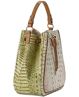 Brahmin Melinda Williamette Leather Bucket Bag
