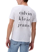 Calvin Klein Men's Classic Short Sleeve Crewneck Logo T-Shirt