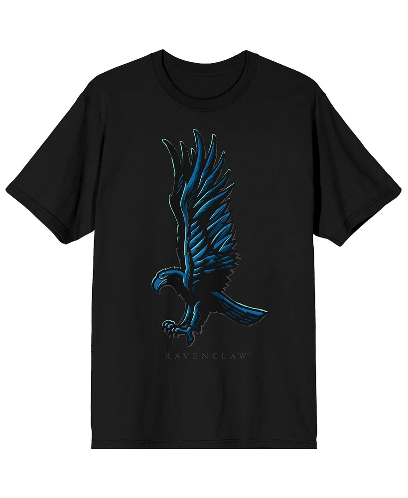 Harry Potter Ravenclaw Two Puff Ink Men's Black Tee