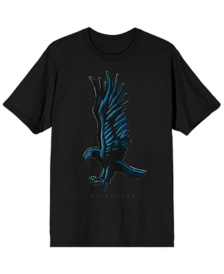 Harry Potter Ravenclaw Two Puff Ink Men's Black Tee