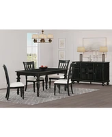 Daria 5-Pc. Dining Set (Rectangular Table & 4 Side Chairs), Created for Macy's