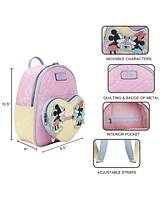 Disney Mickey Mouse and Minnie Mouse 10.5" Adult Mini Backpack With Movable Characters