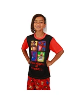 Five Nights at Freddy's Little Boys Youth 2-Piece Short-Sleeve Pajama Set-6