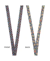 Super Mario Brothers Bowser Lanyard With Metal Charm And Id Sleeve