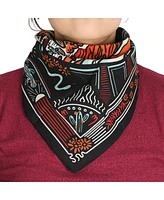 Bioworld Lightweight Western Theme 22"x22" 6-Pack Bandana Set