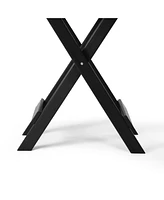 3-Piece Outdoor Hdpe Folding Patio Bistro Table and Chairs