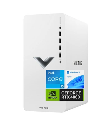 Hp Victus 15L Gaming Tower Desktop Intel Core i5 14400F 16GB Ram Nvidia GeForce Rtx 4060 512GB Ssd Storage Windows 11 Home - White