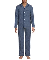 Lands' End Men's Long Sleeve Essential Pajama Set