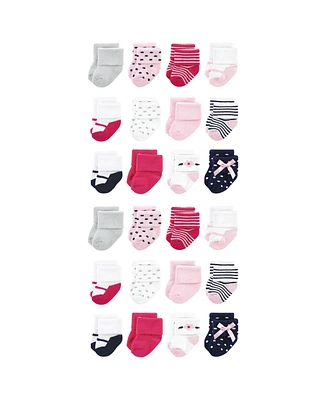 Little Treasure Baby Boys Cotton Rich Terry Socks -Pack, Polished