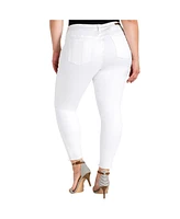 Plus Women's Released Hem Skinny Premium Jeans