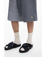 Desigual Men's Baggy striped Bermuda shorts