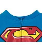 Dc Comics Justice League Zip Up Costume Coverall and Cape