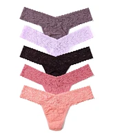 Hanky Panky Women's Signature Lace Low Rise Thong 5 Pack