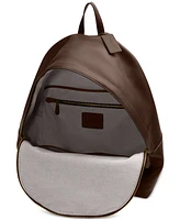 Coach Leather Kisslock Large Frame Backpack