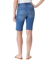 Gloria Vanderbilt Women's Shape Effect Denim Bermuda Shorts