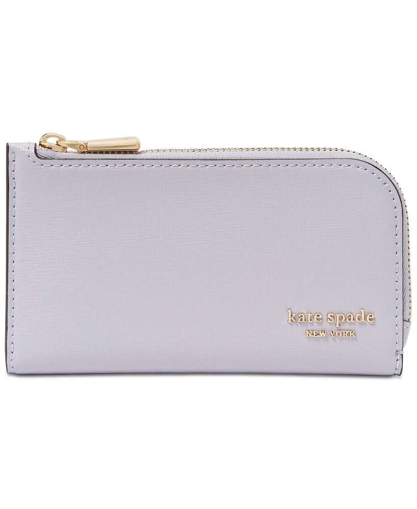 kate spade new york Devin Saffiano Leather Small Slim Bifold Wallet