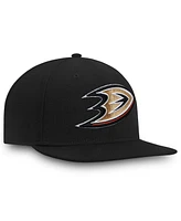 Fanatics Men's Black Anaheim Ducks Core Fitted Hat