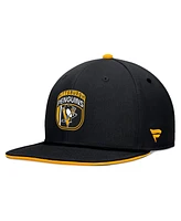 Fanatics Men's Black Pittsburgh Penguins 2024 Nhl Draft Snapback Hat