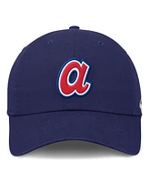 Nike Men's Navy Atlanta Braves Rewind Club Adjustable Hat