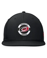 Fanatics Men's Black Carolina Hurricanes Authentic Pro Training Camp Snapback Hat