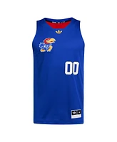 Adidas Men's 00 Royal/Red Kansas Jayhawks Black History Month Basketball Jersey