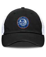 Fanatics Men's Black/White New York Islanders Averie Trucker Adjustable Hat