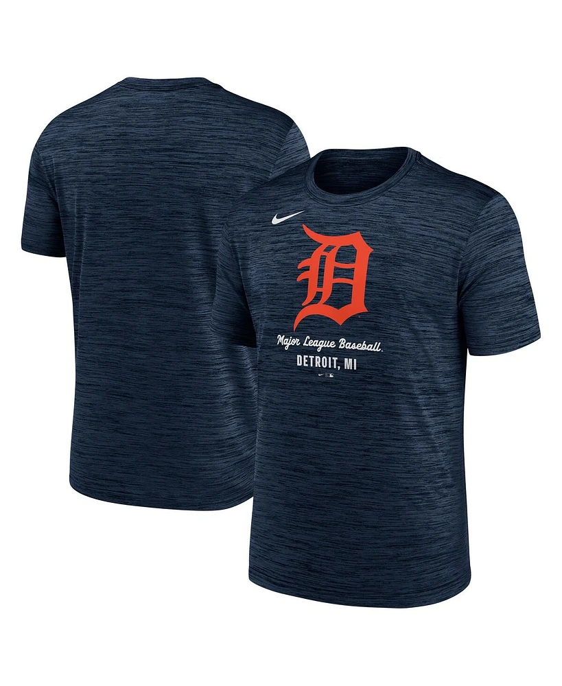 Nike Men's Navy Detroit Tigers Velocity Performance T-Shirt