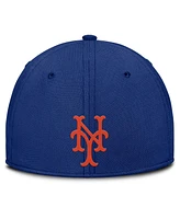 Nike Men's Royal/Orange New York Mets Rise Swoosh Performance Flex Hat