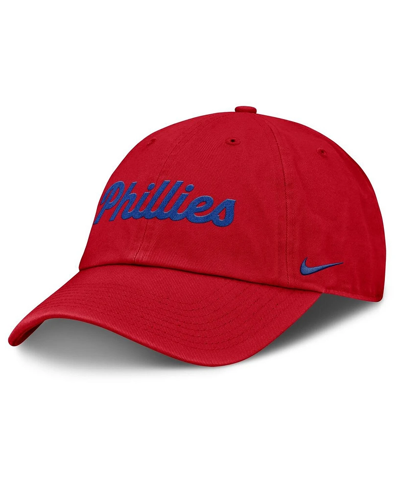 Nike Women's Red Philadelphia Phillies Club Adjustable Hat