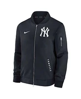 Nike Men's Navy/ New York Yankees Authentic Collection Dugout Full-Zip Bomber Jacket