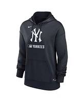 Nike Women's Navy New York Yankees Authentic Collection Performance Pullover Hoodie