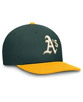 Nike Men's Green/Gold Athletics Pro Performance Snapback Hat