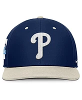 Nike Men's Navy/Cream Philadelphia Phillies Pro Performance Snapback Hat