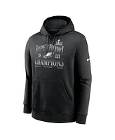 Nike Men's Black Philadelphia Eagles Super Bowl Lix Champions 90's Retro Pullover Hoodie