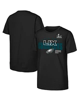 Fanatics Big Boys and Girls Black Philadelphia Eagles Super Bowl Lix Champions Iconic Victory T-Shirt