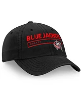 Fanatics Men's Black Columbus Blue Jackets Authentic Pro Rink side Fundamental Adjustable Hat