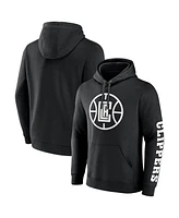 Fanatics Men's Black La Clippers Put Me in Coach Fleece Pullover Hoodie