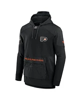 Men's Fanatics Black Philadelphia Flyers 2024 Nhl Stadium Series Authentic Pro Fleece Pullover Hoodie