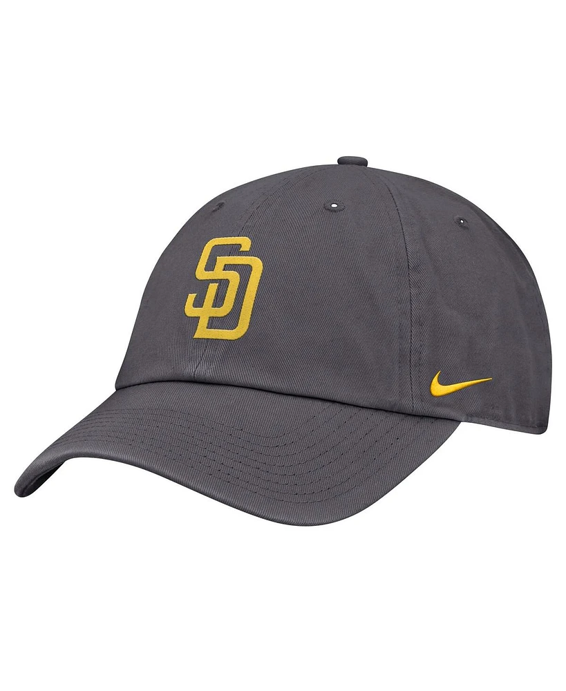 Nike Men's Gray San Diego Padres Club Adjustable Hat