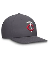 Nike Men's Gray Minnesota Twins Pro Performance Snapback Hat