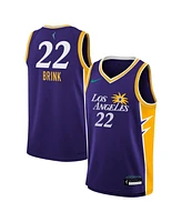 Nike Big Boys and Girls Cameron Brink Purple Los Angeles Sparks 2024 Wnba Draft Explorer Edition Victory Player Jersey