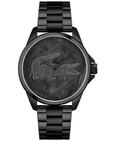 Lacoste Men's Le Croc Ionic Plated Black Steel Bracelet Watch, 43mm