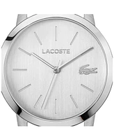 Lacoste Men's Metropole Silver Tone Stainless Steel Bracelet Watch, 39mm