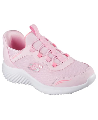 Skechers Little Girls Slip-ins: Bounder - Simple Cute Casual Sneakers from Finish Line